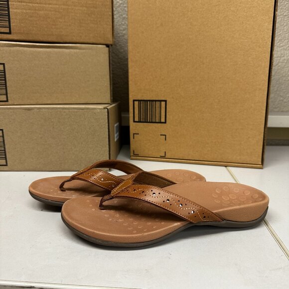Vionic Aliza sandals - toffee - size 10 - Picture 1 of 5